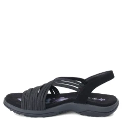 Discount Skechers Women's , Reggae Slim - Simply Stretch Sandal Black