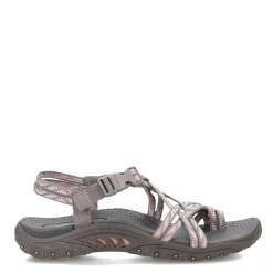 Discount Skechers Women's , Reggae Strappy Sling Sandal Gray