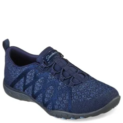 Hot Skechers Women's , Relaxed Fit: Breathe-Easy - Infi-Knity Sneaker - Wide Width Navy