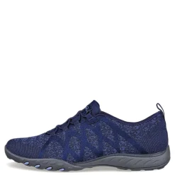 Outlet Skechers Women's , Relaxed Fit: Breathe-Easy - Infi-Knity Sneaker Navy