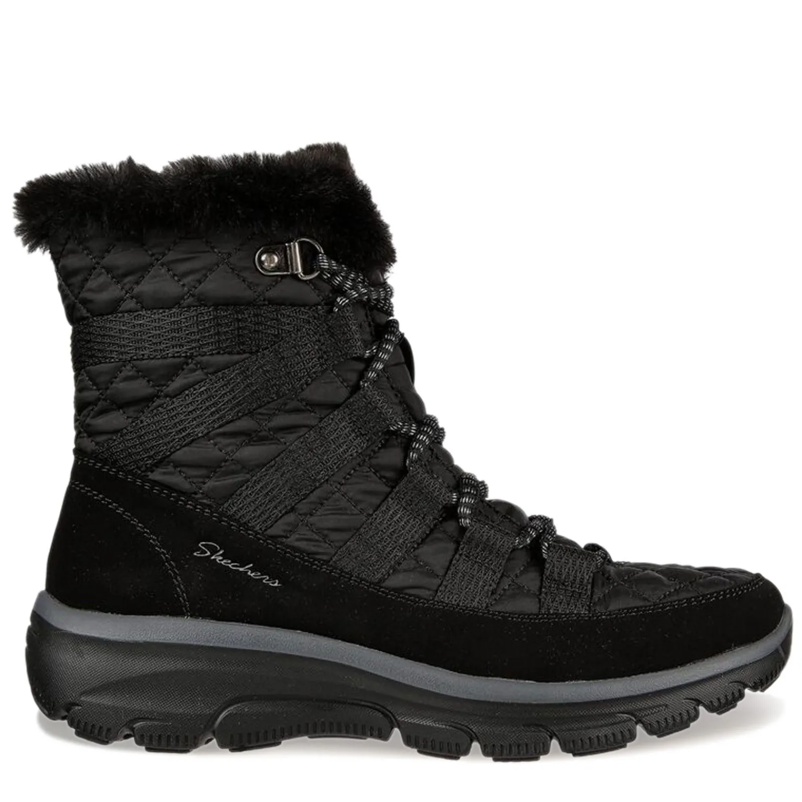 Best Skechers Women's , Relaxed Fit: Easy Going - Moro Street Boot Black