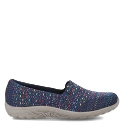 Skechers Women's , Relaxed Fit: Reggae Fest - Wicker Slip-On - Wide Width Navy