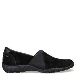 New Skechers Women's , Relaxed Fit: Breathe-Easy - Kindred Slip-On Black/Black