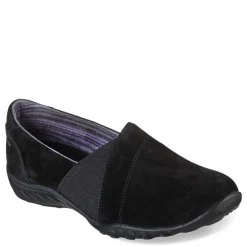 New Skechers Women's , Relaxed Fit: Breathe-Easy - Kindred Slip-On Black/Black