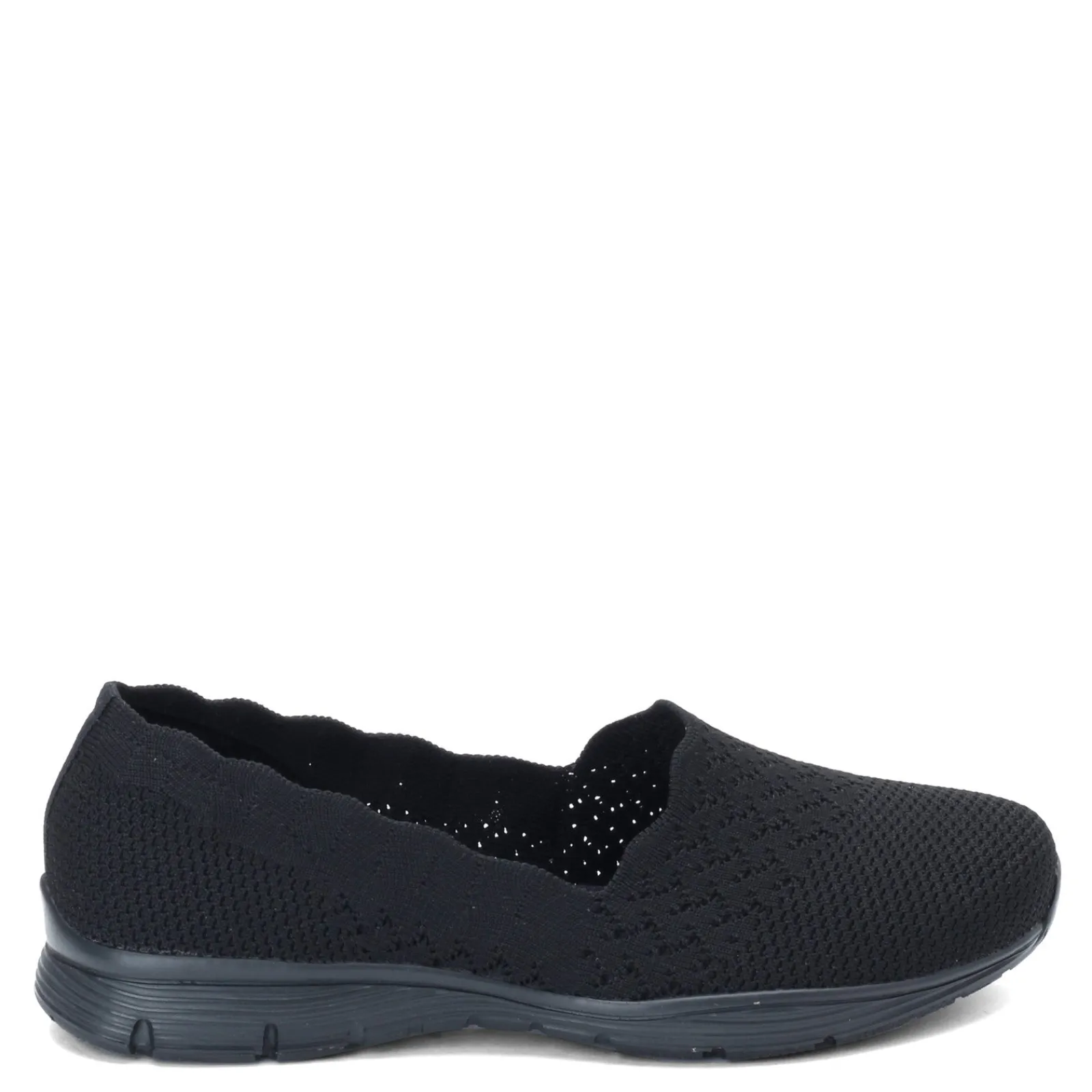 Clearance Skechers Women's , Seager Stat Slip-On Black/Black