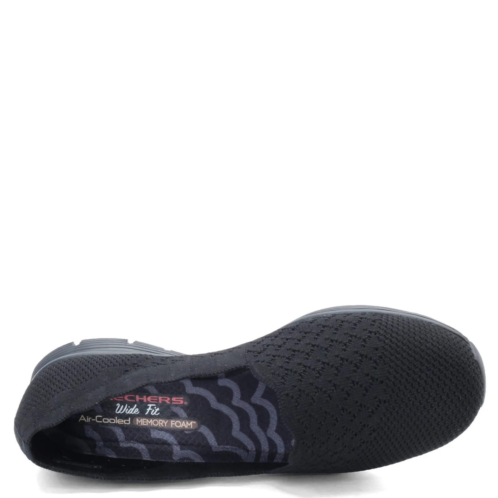Clearance Skechers Women's , Seager Stat Slip-On Black/Black