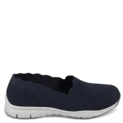 Online Skechers Women's , Seager Stat Slip-On Navy