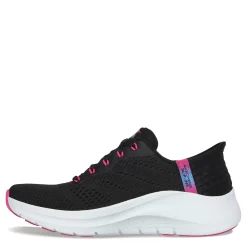 Skechers Women's , Slip-ins: Arch Fit 2.0 - Easy Chic Sneaker Black/Hot Pink