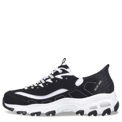 Clearance Skechers Women's , Slip-ins: D'Lites - New Classic Sneaker Black Wht