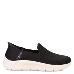 Skechers Women's , Slip-ins: GO WALK FLEX - Relish Sneaker - Wide Width Black White