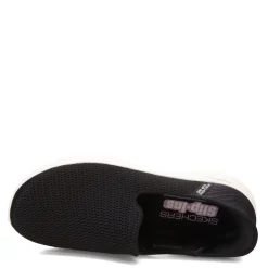 Skechers Women's , Slip-ins: GO WALK FLEX - Relish Sneaker - Wide Width Black White
