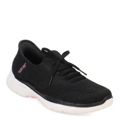 Online Skechers Women's , Slip-ins: GO WALK 6 - Lovely Day Sneaker Black Hot Pink