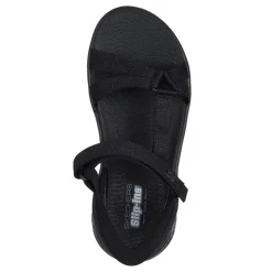Hot Skechers Women's Slip-Ins, GO WALK Flex - Illuminate Sandal Black/Black