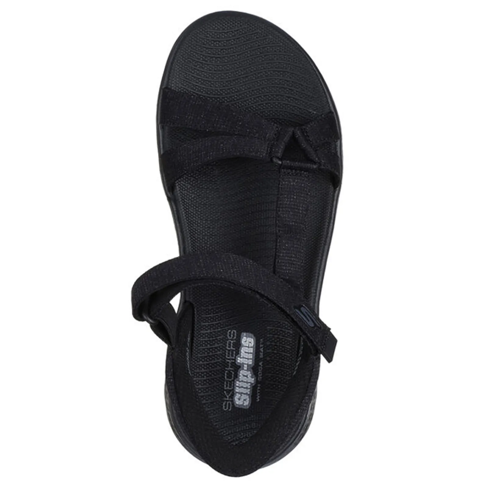 Hot Skechers Women's Slip-Ins, GO WALK Flex - Illuminate Sandal Black/Black