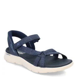 Hot Skechers Women's Slip-Ins, GO WALK Flex - Illuminate Sandal Navy
