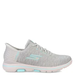Discount Skechers Women's , Slip-ins GO GOLF WALK 5 Slip-Ins Sneaker Grey/Aqua