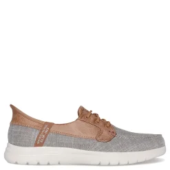 Skechers Women's , Slip-ins: On-the-GO Flex - Coastal Sky Boat Shoe Taupe