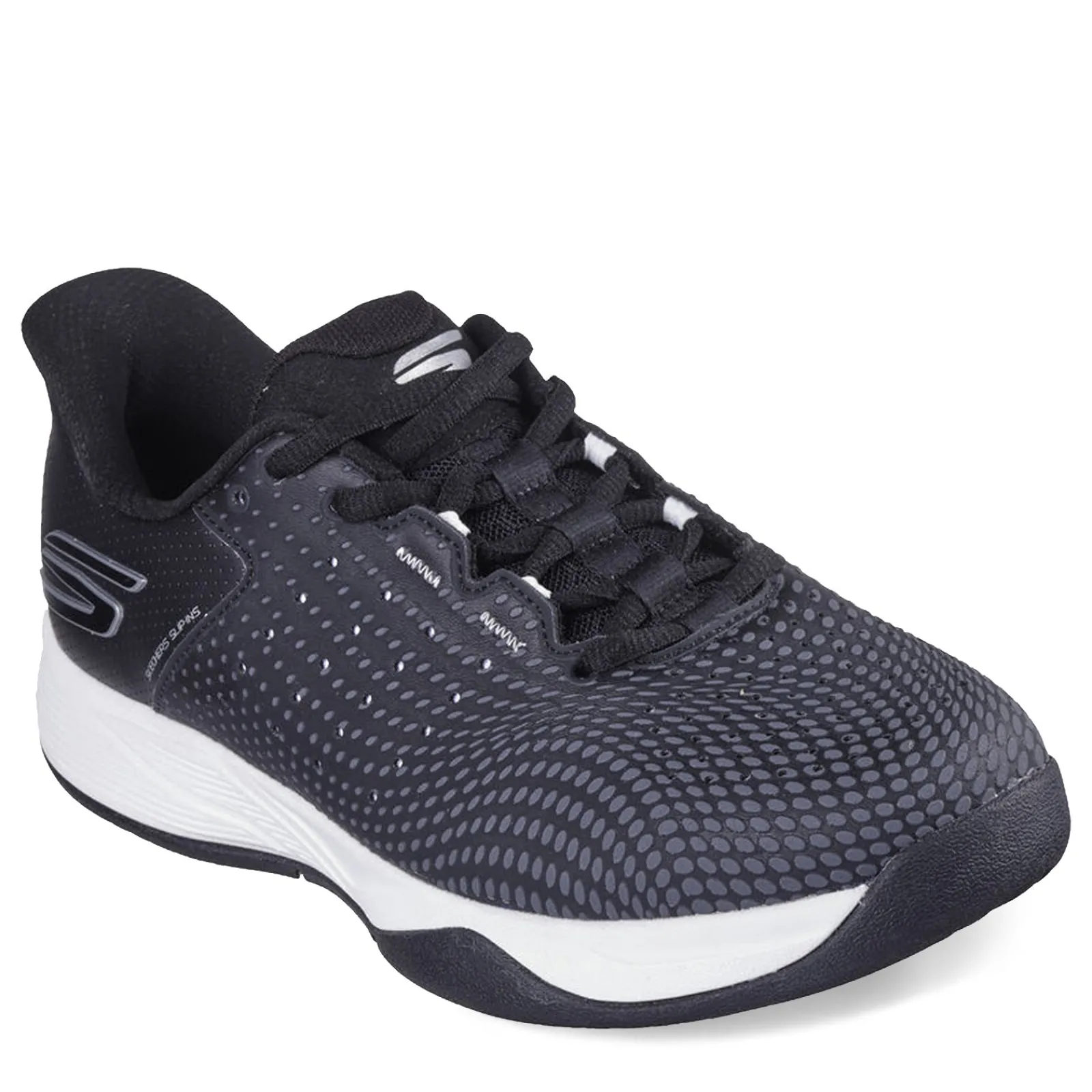 Discount Skechers Women's , Slip-ins Relaxed Fit: Viper Court Reload Pickleball Shoe Black/White