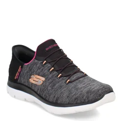 Sale Skechers Women's , Slip-ins Summits Dazzling Haze Sneaker - Wide Width Black Multi