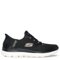 Skechers Women's , Slip-ins: Summits - Classy Night Sneaker Black Rose Gold