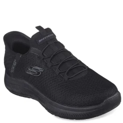 New Skechers Work Women's Skechers, Slip-ins Work: Summits SR - Enslee Sneaker - Wide Width Black/Black