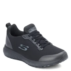 Sale Skechers Work Women's Skechers, Squad SR Work Shoe - Wide Width Black