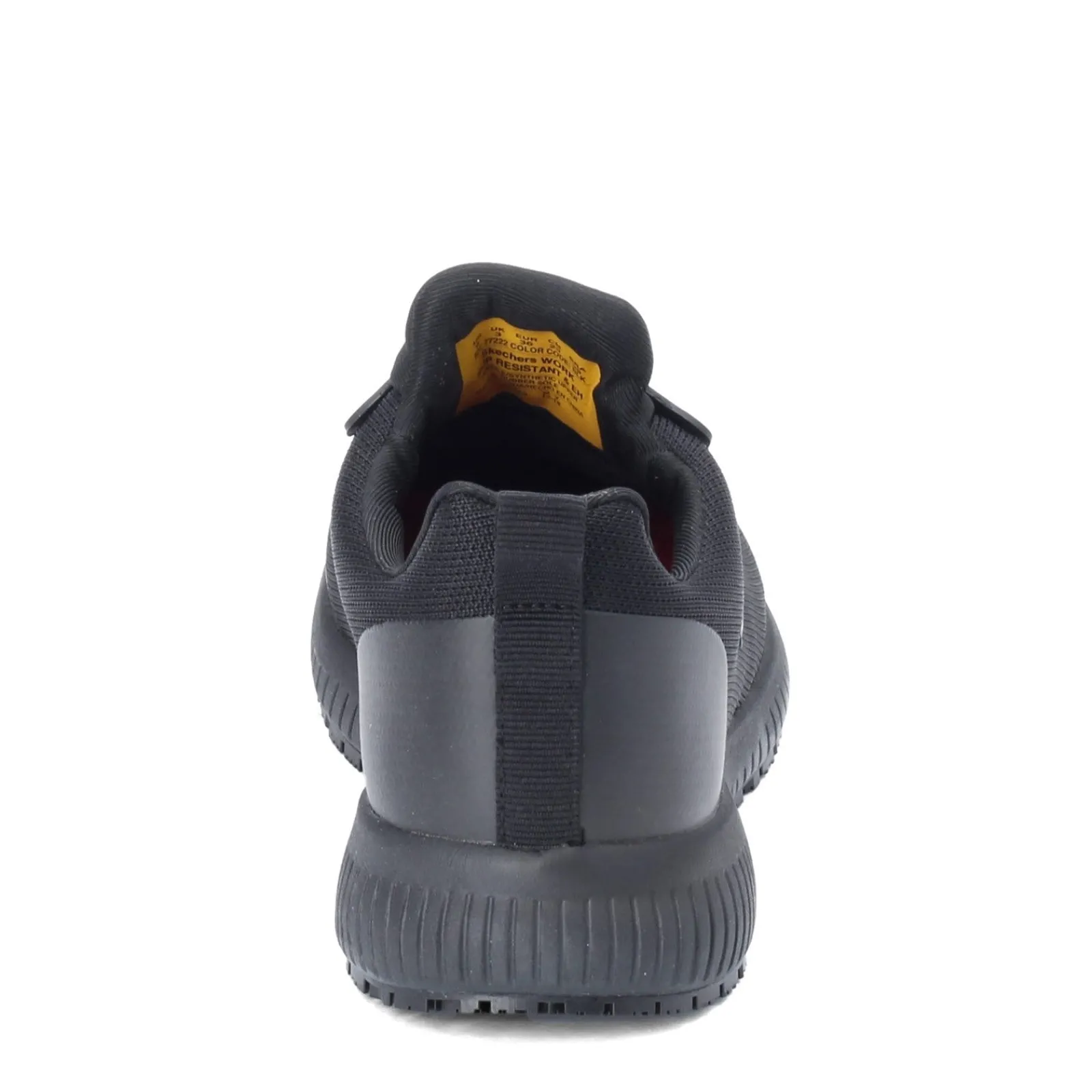 Outlet Skechers Work Women's Skechers, Squad SR Work Shoe - Wide Width Black