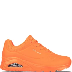Outlet Skechers Women's Street, Uno - Neon Nights Sneaker Neon Orange