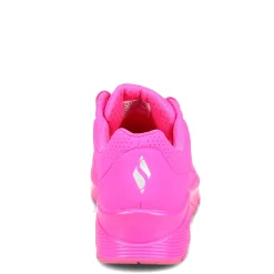 Outlet Skechers Women's Street, Uno - Neon Nights Sneaker Hot Pink