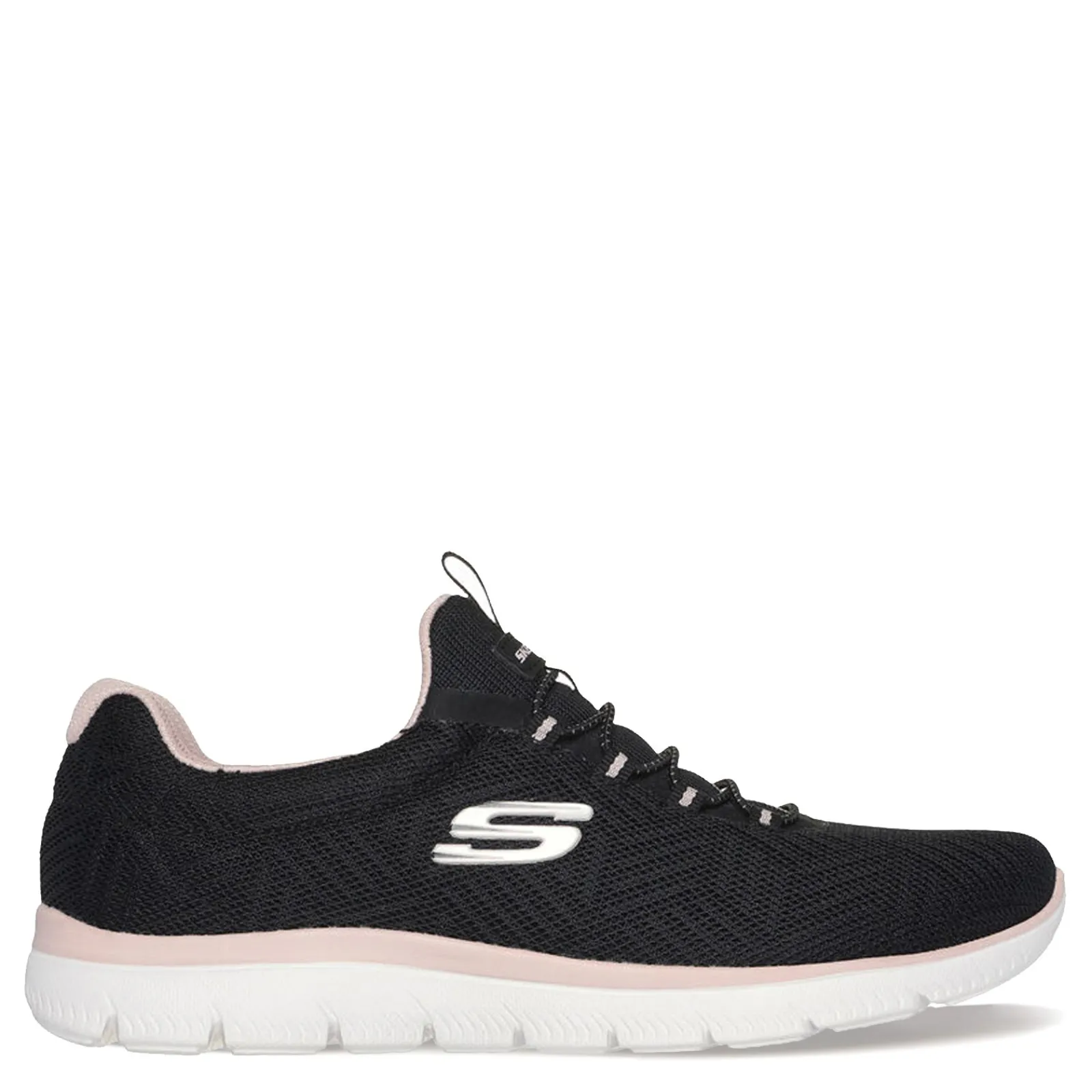 Online Skechers Women's , Summits - Artistry Chic Sneaker Black Pink