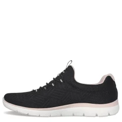 Online Skechers Women's , Summits - Artistry Chic Sneaker Black Pink