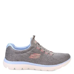 Skechers Women's , Summits - Fun Flair Sneaker - Wide Width Grey Multi