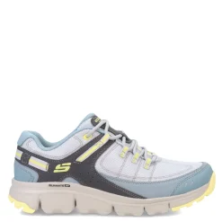 Skechers Women's , Summits AT - Artists Bluff Hiking Shoe Blue/Yellow