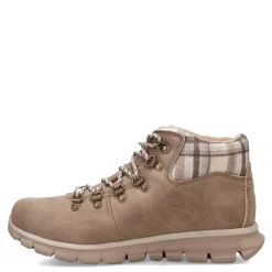 Hot Skechers Women's , Synergy - Plaid Mood Boot Taupe