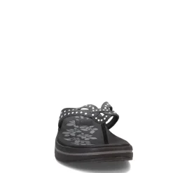 Discount Skechers Women's , Upgrades Be Jeweled Thong Sandals Black
