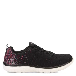 New Skechers Women's , Virtue Sneaker - Wide Width Black Pink
