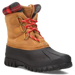 Online Skechers Women's , Windom - Plaid Town Boot Black