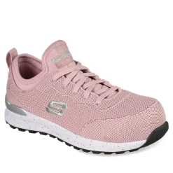 Sale Skechers Work Women's , Bulklin - Balran Comp Toe Work Shoe Pink