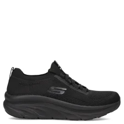 Best Skechers Work Women's , Relaxed Fit: D'Lux Walker SR - Ozema Work Shoe Black