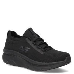 Best Skechers Work Women's , Relaxed Fit: D'Lux Walker SR - Ozema Work Shoe - Wide Width Black