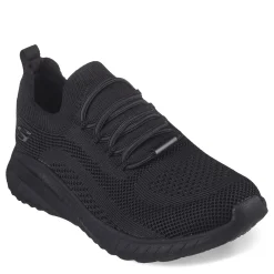 Online Skechers Work Women's , Relaxed Fit: BOBS Sport Squad Chaos Slip Resistant Sneaker - Wide Width Black