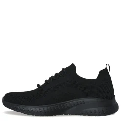 Discount Skechers Work Women's , Relaxed Fit: BOBS Sport Squad Chaos Slip Resistant Sneaker - Wide Width Black