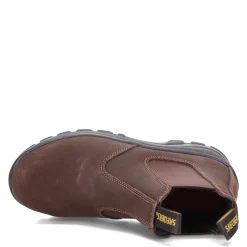 Sale Skechers Work Women's Skechers, Workshire - Jannit Comp Toe Work Boot Brown