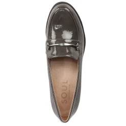 SOUL Naturalizer Women's , Achieve Loafer Grey Patent