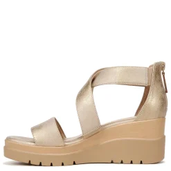 Naturalizer Women's Soul , Goodtimes Wedge Sandal Gold