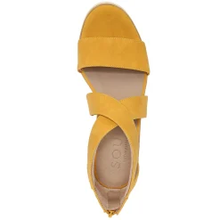 SOUL Naturalizer Women's , Goodtimes Wedge Sandal Yellow