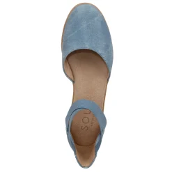 New SOUL Naturalizer Women's , Intro Slip-On Mid Blue