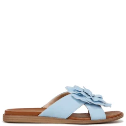 Best SOUL Naturalizer Women's , Joyful Slide Light Blue Faux Leather