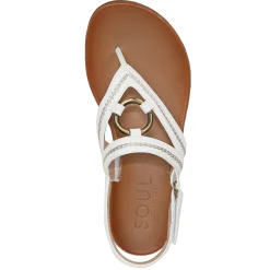 Sale SOUL Naturalizer Women's , Sunny Thong Sandal White