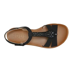 New SOUL Naturalizer Women's , Summer Sandal Black